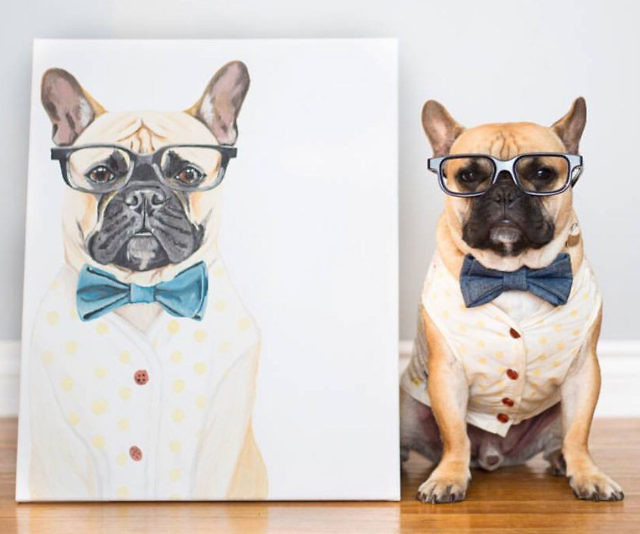 Get the superhero art for your canine friend